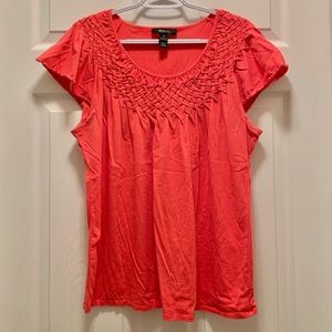 Short Sleeve Braided Cable Top